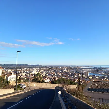 T3 Vue - Terrasse Couverte, Piscine, Parking, Proche Du Centre Ville. Apartamento Sète
