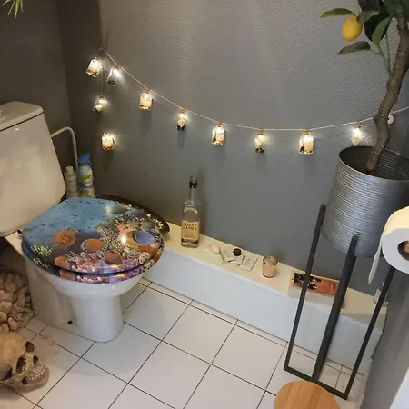 T3 Vue - Terrasse Couverte, Piscine, Parking, Proche Du Centre Ville. Sète