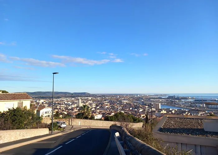T3 Vue - Terrasse Couverte, Piscine, Parking, Proche Du Centre Ville. Апартаменты Сет